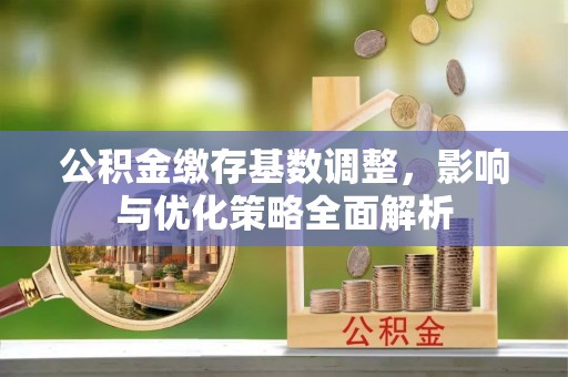 六横公积金缴存基数调整，影响与优化策略全面解析