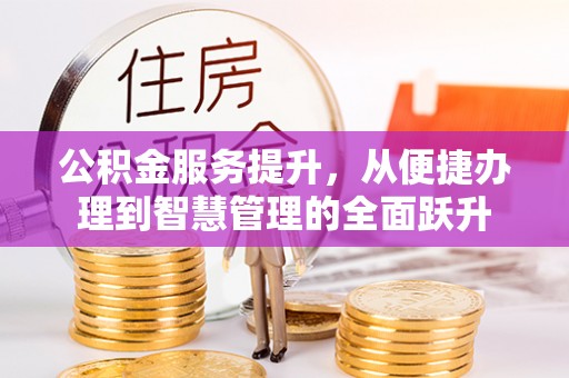 六横公积金服务提升，从便捷办理到智慧管理的全面跃升