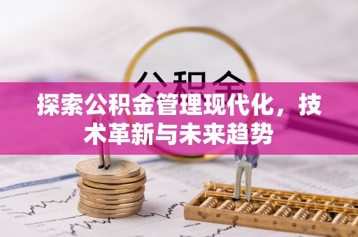 六横探索公积金管理现代化，技术革新与未来趋势