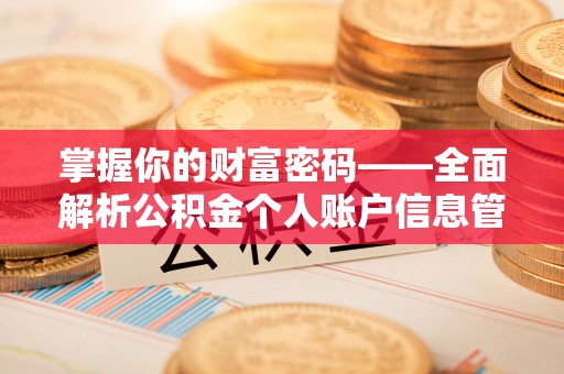 六横掌握你的财富密码——全面解析公积金个人账户信息管理与优化