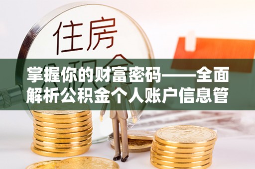 六横掌握你的财富密码——全面解析公积金个人账户信息管理与优化