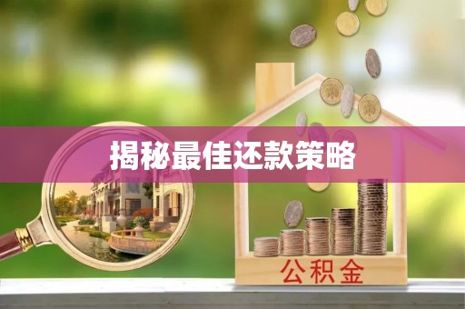 六横揭秘最佳还款策略